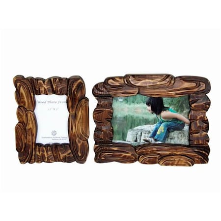 Sunshine Trading Handmade Wood Photo Frame - 3.5 x 5 Inch SU460695